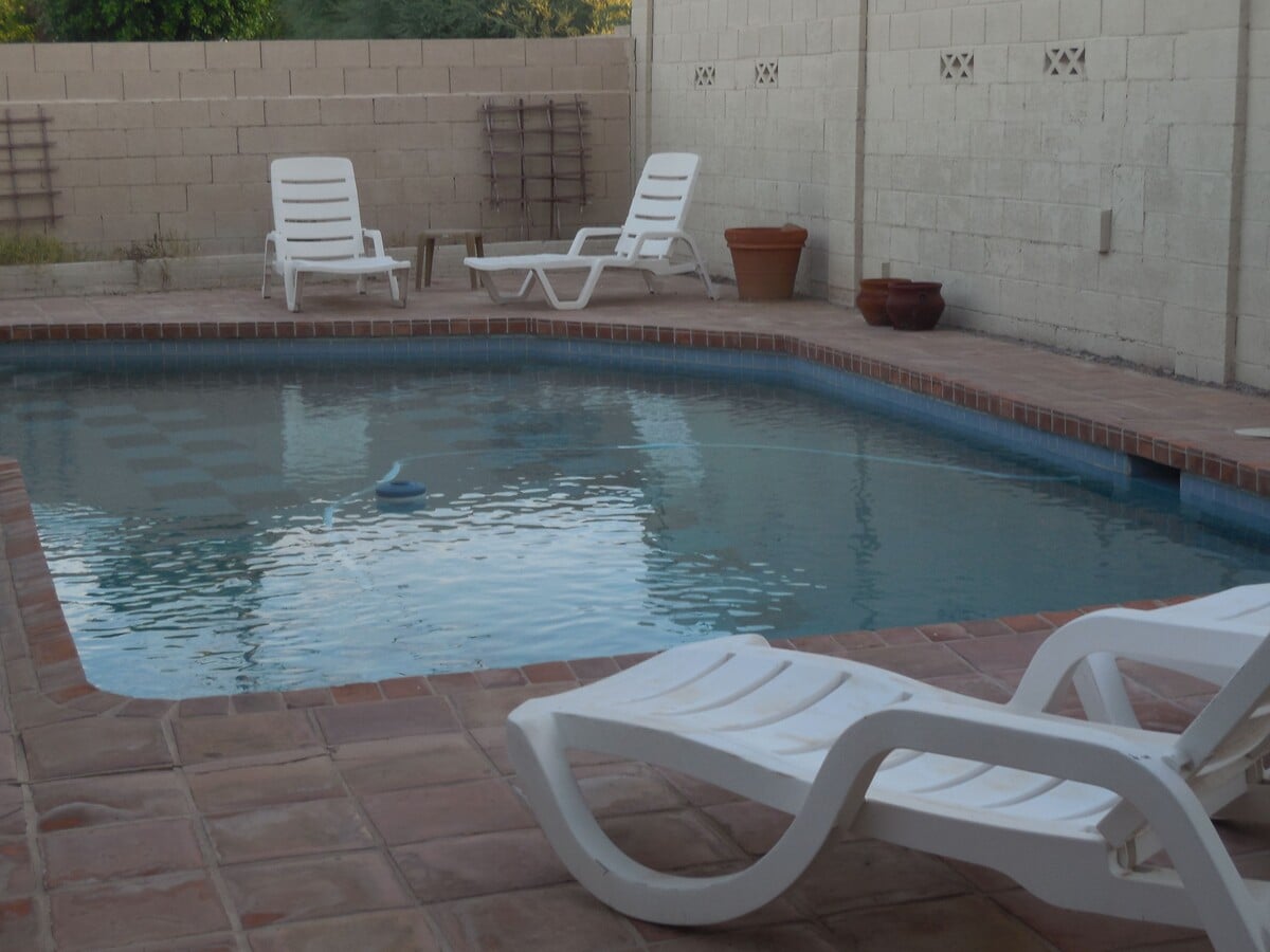 New dive pool - 1625 N Sunset Dr House