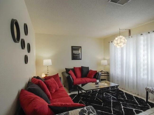 Townhome Staged Living Room