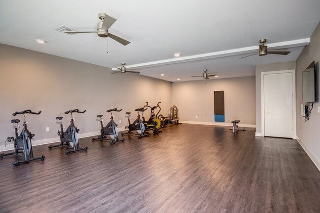Yoga Studio with Spin Bikes