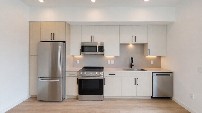 Modern minimalist kitchen design