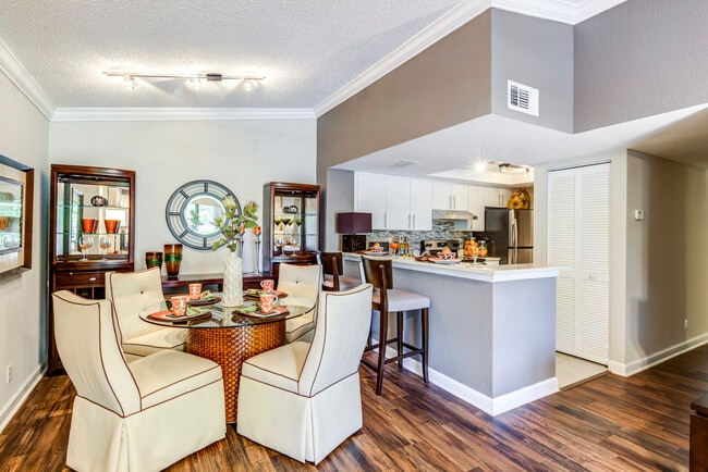 Model Dining and Kitchen - Gables Boca Place Rental