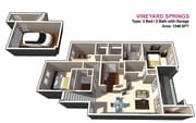3 HABITACIONES / 2 BAÑOS con garaje