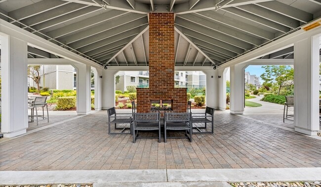 Relax with friends and neighbors at the outdoor barbecue area