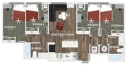 The Four- 1056 sqft.