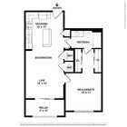 Westshore - 1B1B - 706 SF - Platform 2D Floorplan