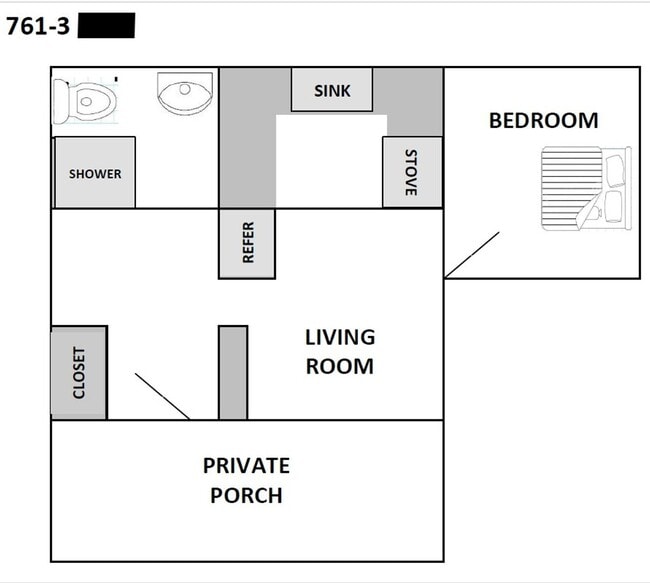 Photo - 1 Bedroom Apartment in Camellia Park Unidad 761 Hwy 99N Apt. 3