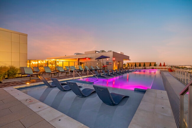 Pool and sundeck - AVA NoMa Apartments