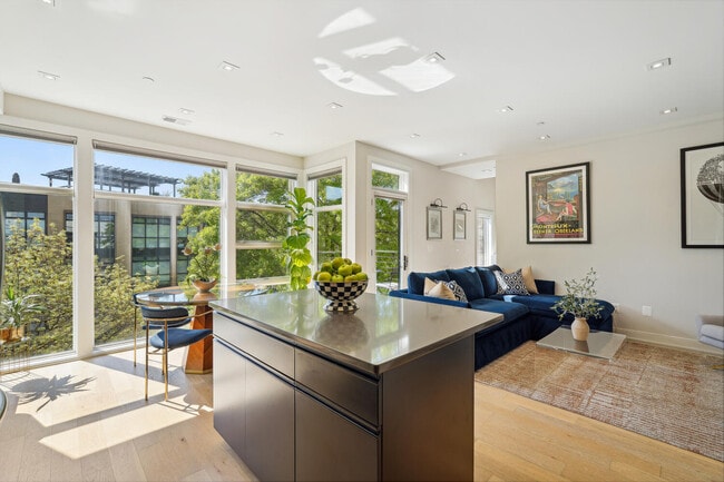 Sun drenched windows - 1795 Lanier Pl NW Unit 5 w Pvt Roof Parking