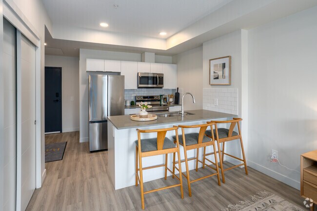 Studio - 420 pi² - Cuisine - 49th Battalion Apartments