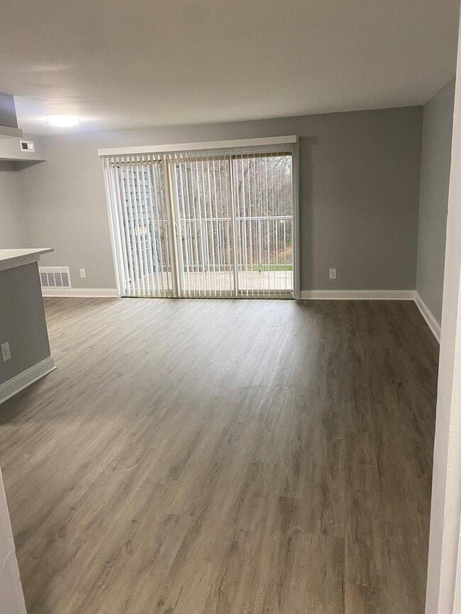 living room partial dining room area