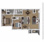 Willowdale 2BD 2Bath 92 metros cuadrados
