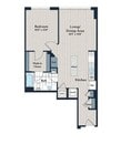 1B-4 Floor Plan
