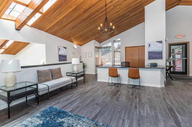 Stylish Community Room at Mariposa Apartments