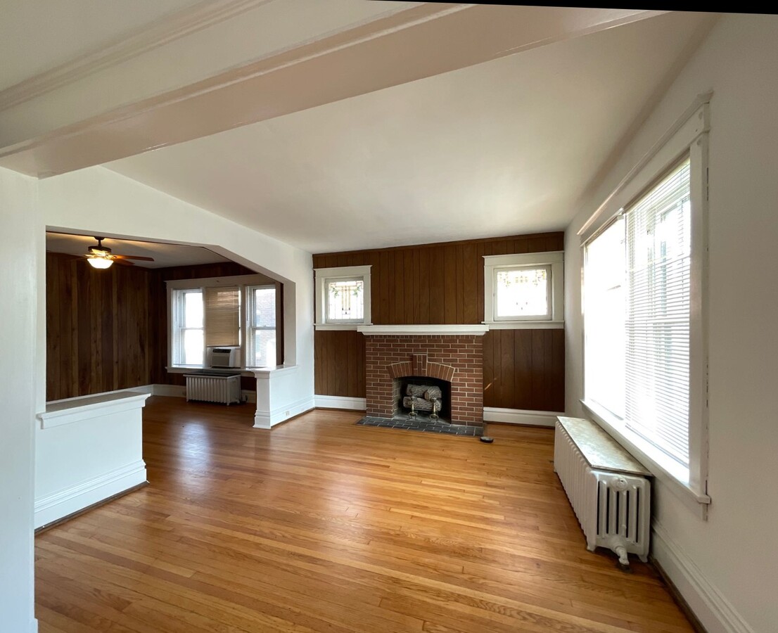 Living Room & Dining Room - 4446 Floriss Pl House Unit First Floor