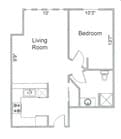1BR/1BA