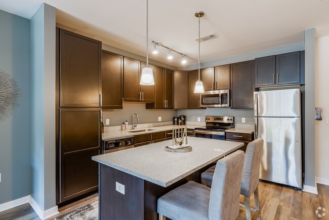 Kitchen - The Ashby at South Hills Village Station Apartments