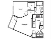 Floorplans-1BR-1BA-Baltica-Ivy-Town