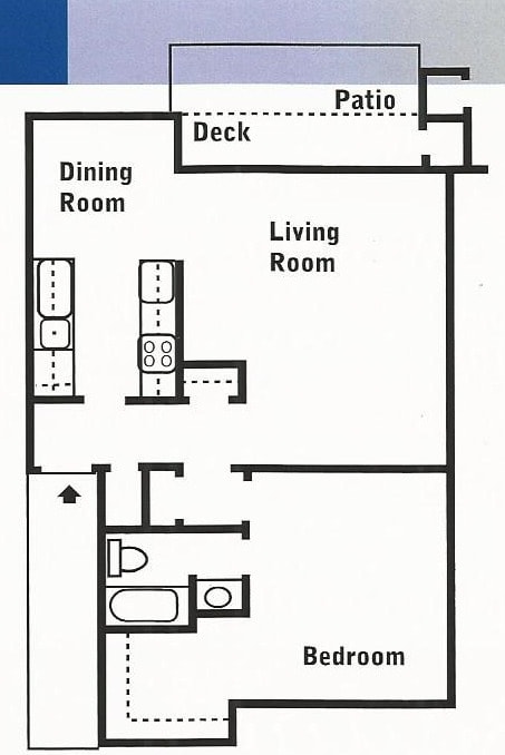 1 Bed 1 Bath