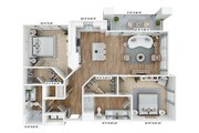 Explore this beautifully designed home layout offering elegance and functionality.