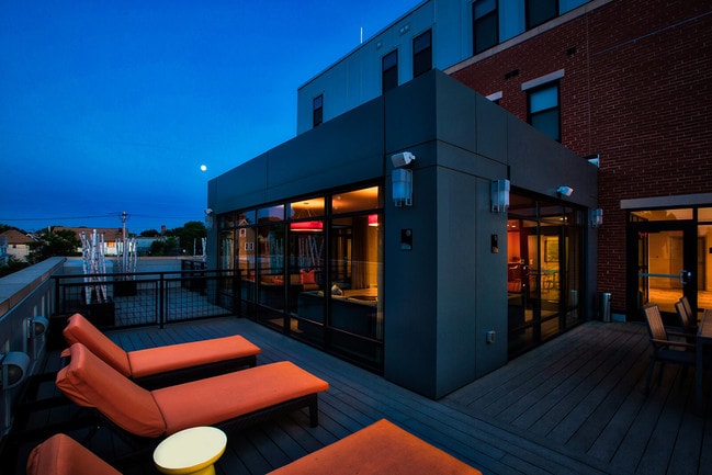 Stunning views from the roof deck