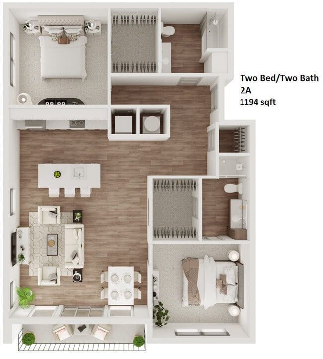 1194 sqft