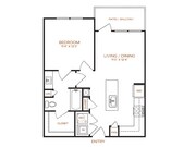 1 Bedroom | 1 Bathroom | 637 Sq. Ft.