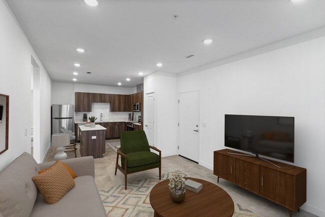 Virtually Staged Living Room