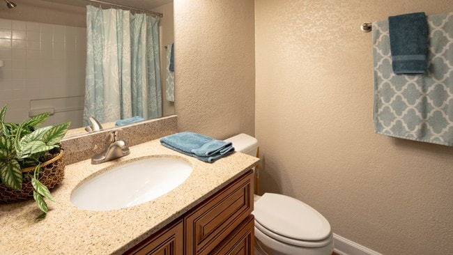 Bathrooms with modern accents