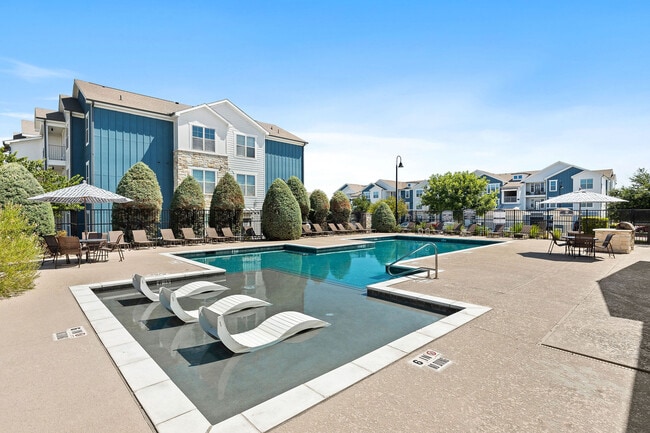 Resort-style Pool with Sundeck - Bexley at Tech Ridge Apartments