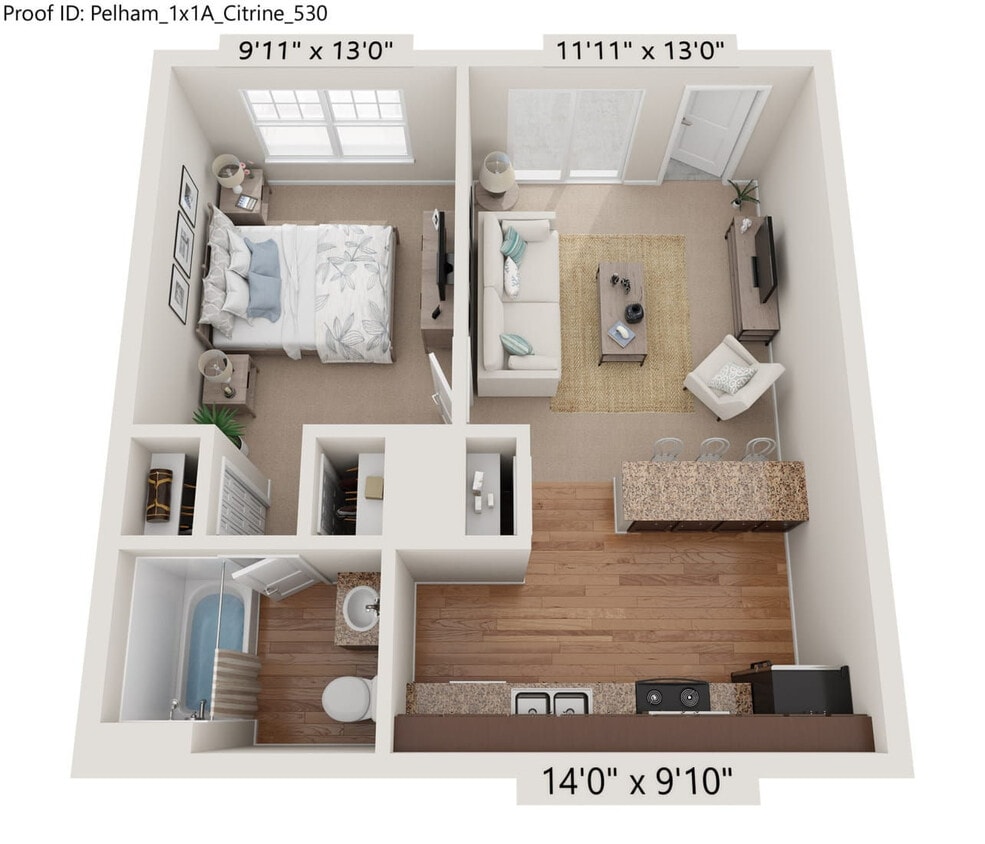 Floor Plan - Citrine (Renovated)