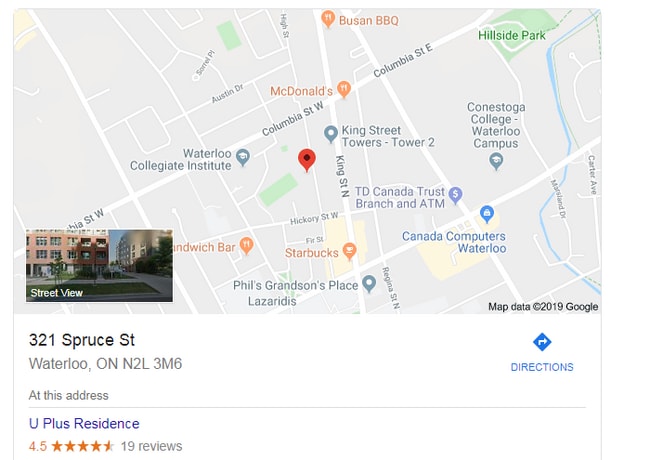 Carte - 321 Spruce St Unité 311