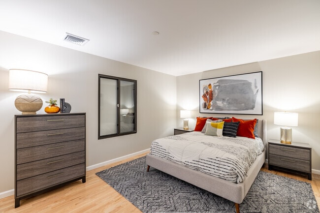 1BR, 1BA - 650SF - Residence Model A - Bedroom