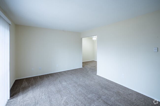 2BR, 1BA - 740SF - Living Room - Terraceview Apartments