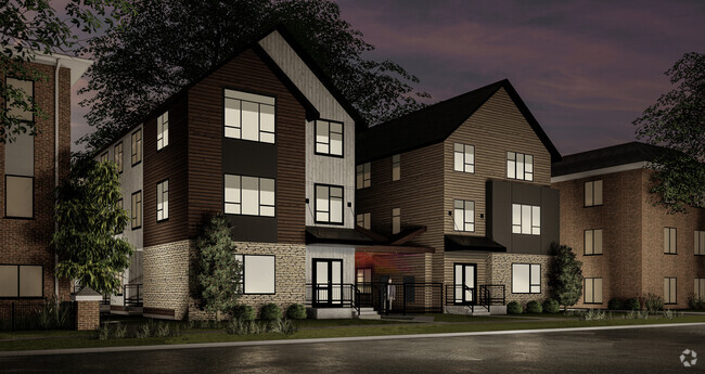 Rendering of New Townhomes - 509-511 10th Ave SE Rental