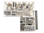 C2.0 | Three Bedroom, Two Bathroom