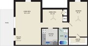 1 BR/ 1 BA (Style A1) | 770 sq. ft.