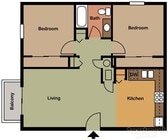 2HAB/1BA