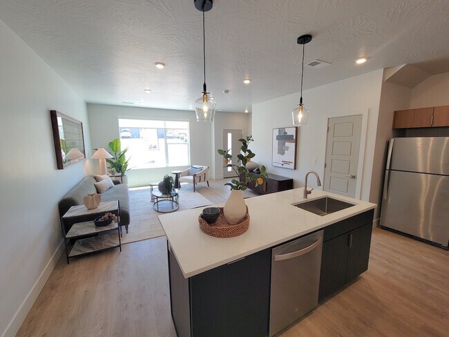 Kitchen and Living Room