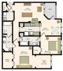 F | 2x2 | 1220 sq ft