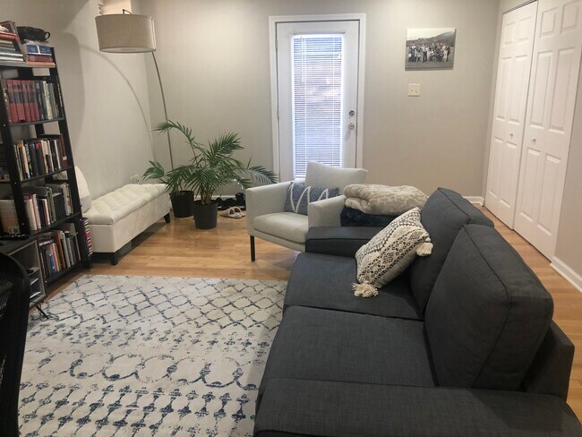 Living room rear apartment door - 5931 Walnut St