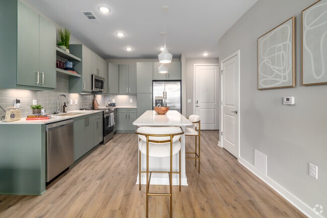 1BR, 1BA - A1.1 - Kitchen
