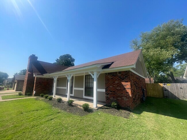Photo - Charming 3BR/2BA Bartlett Area Home | Soaring High Ceilings, Brick Fireplace & Fenced Yard