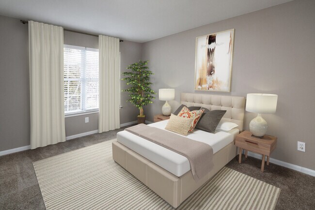 Premier Scheme bedroom with carpet