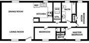 3BR/2BA
