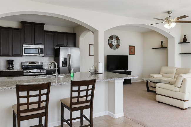 Modern Kitchen and Living Room