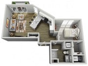 Floor Plan 1F | State Street Station | Apartments in Wauwatosa, WI