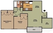 2 BED / 1 BATH