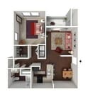 Dogwood | 1 Bed 1 Bath | 818 sq ft | Apartments Near Conyers | Lake St James