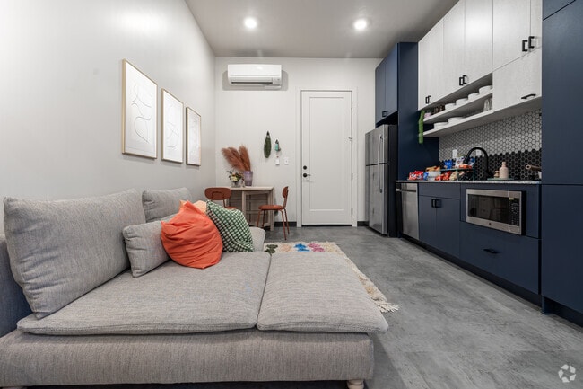 Sala de estar/Cocina - aQui 355 Apartments