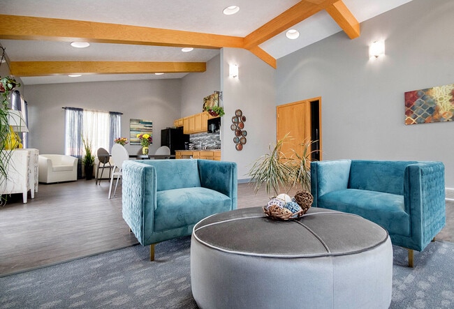 Área de lounge comunitario en Woodbury Heights